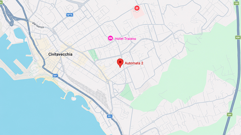Posizione di Automata 2 a Civitavecchia